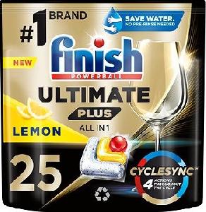 Finish Ultimate Plus All in 1 Lemon, 25 ks